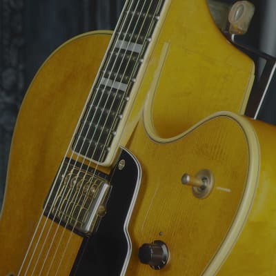 Guild X-500 Stuart 1969 - Blonde Hollow Body Electric Guitar w/Case image 10