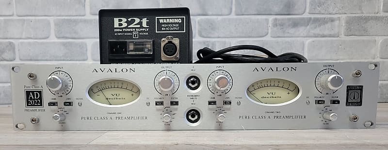 Avalon AD2022 Dual Channel Microphone Preamp