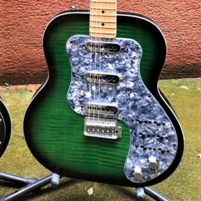 Burns Steer Custom 2002 Unique protype model Brian May green Special image 8