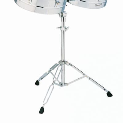 LP Latin Percussion Matador Timbales 14" & 15" Shells Bright Chrome - M257 image 3