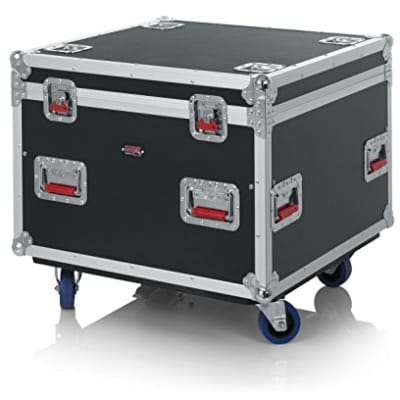 Gator Cases G-TOUR Series Equipment Storage Case / Cable Trunk with Heavy Duty Casters, Adjustable D