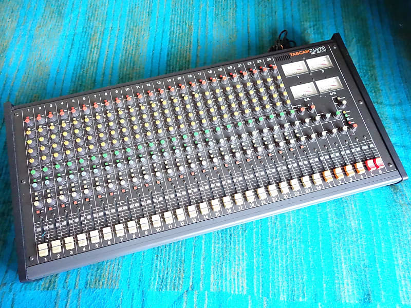 Tascam M-224 24 Channel Analog Stereo Mixer 80's Vintage - Serviced - F278