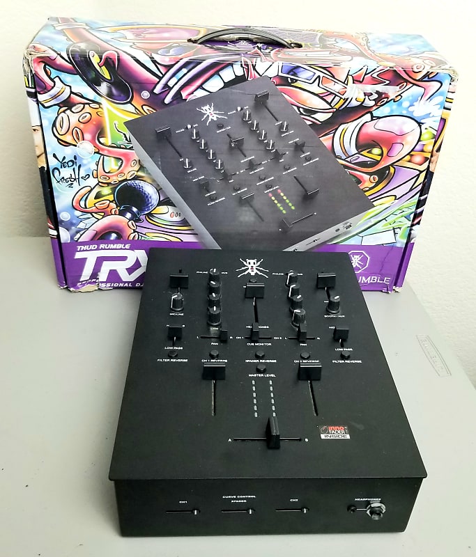 TRX THUD RUMBLE (DJ QBert) Professional DJ Mixer Exc w/Box! Reverb