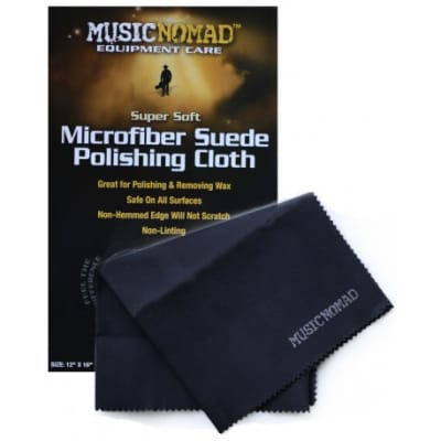 Music Nomad Super Soft Microfiber Suede Polishing Cloth - 3 Pack