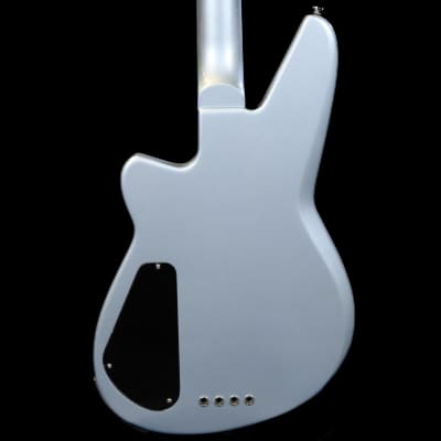 Reverend Set-Neck Series Thundergun Bass Guitar - Metallic Silver Freeze image 2