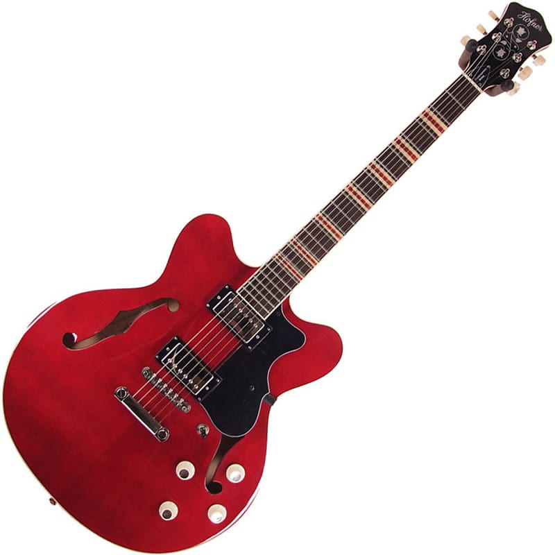 Hofner HCT Verythin Electric Guitar - RRP £649 Red (DPS) Please Check stock before ordering image 1