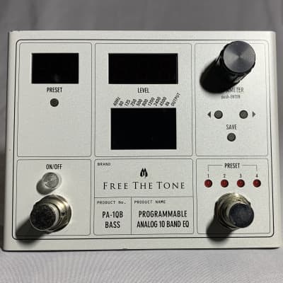 Free The Tone PA-1QB Programmable 10-Band Analog Bass EQ | Reverb