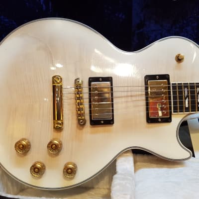 2013 Gibson Les Paul Supreme Whiteburst Mahogany Chamber Chambered LP FlameMaple image 5