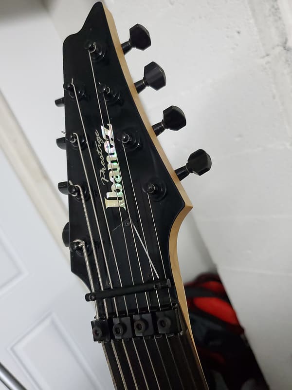 Ibanez RG2228 Prestige 8 string guitar Black with Fishman Fluence Tosin  Abasi Killswitch