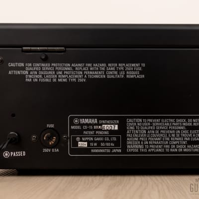 1980s Yamaha CS-15 Vintage Duophonic Analog Synthesizer, Near Mint w/ Case, Japan image 11
