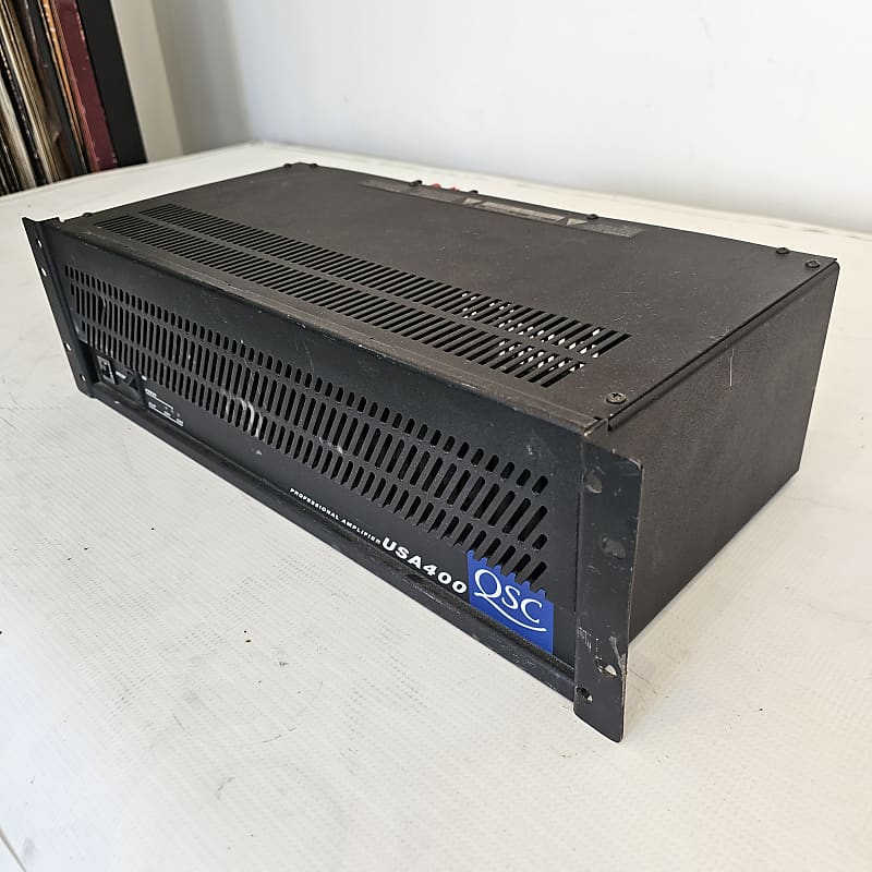 【良品】QSC USA400 真空管パワーアンプ 良品】QSC USA400 真空管パワーアンプ