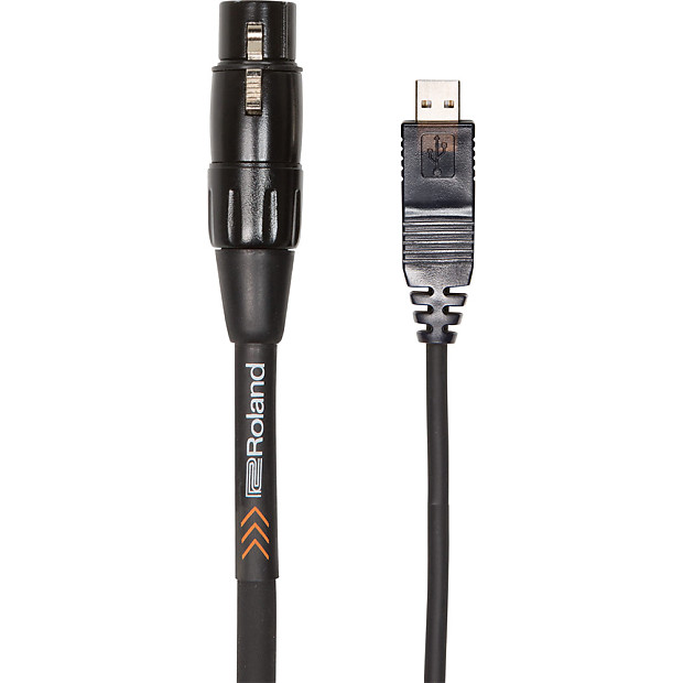 Roland RCC-10-USXF Black Series USB to XLR Female Microphone Cable - 10' image 1