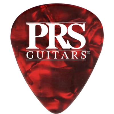 PRS Paul Reed Smith 12-Pack Red Tortoise Celluloid Guitar Picks, Thin image 1