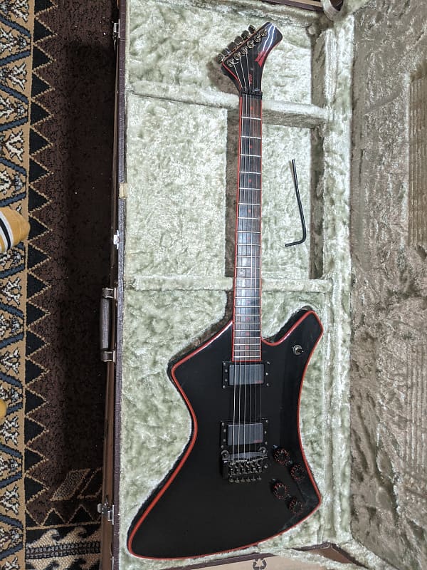 1984 Washburn A20-V BBR Neck Thru HH Coil Tap Vintage Cavazo Sound