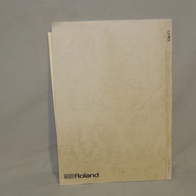 Roland U-110 Owner's Manual [Three Wave Music] image 3