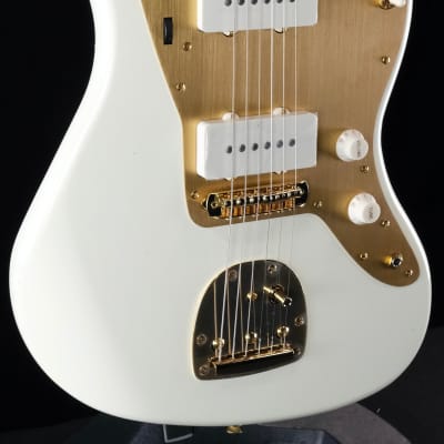Squier 40th Anniversary Gold Edition Jazzmaster - Olympic White image 3