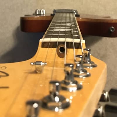 Fender Select Carved Maple Top Jazzmaster HH 2013 - Cayenne Burst image 9
