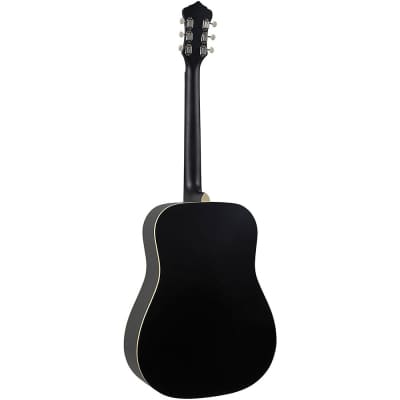 Recording King Dirty 30s 7 RDS-7 Dreadnought Acoustic Guitar Black image 4