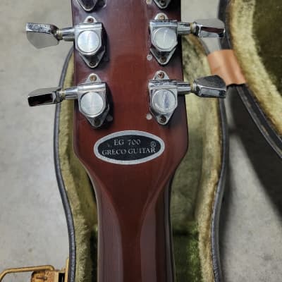 Greco EG-700 1979 - Tobacco burst lacquer image 6