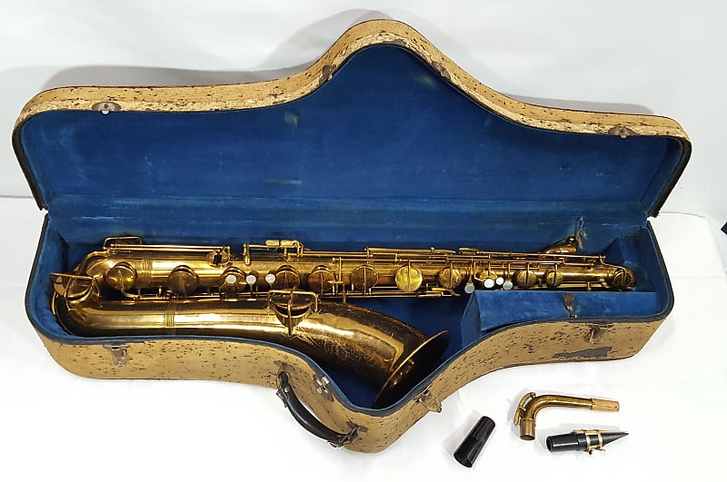 Vintage 1933 Martin Columbia Band Instruments Elkhart Indiana Low Pitch Baritone Saxophone Reverb