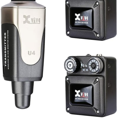 Xvive U4R2 Wireless in-Ear Monitoring System, with Transmitter and Beltpack Receiver (Two Receiver) image 1