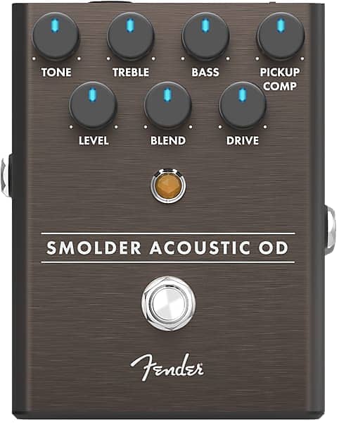 Fender Smolder Acoustic Overdrive Analog Guitar Effects Stomp Box Pedal image 1