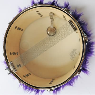 Sound Percussion 14" x 5" Purple Furry Snare Drum image 5