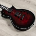 ESP E-II Eclipse Guitar, Quilt Maple Top, See Thru Black Cherry Sunburst