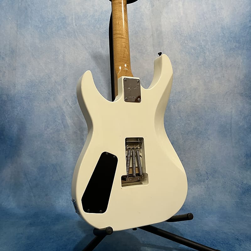 ESP Zep II JZ-85B 1980s White Seymour Duncan Floyd Rose Made | Reverb