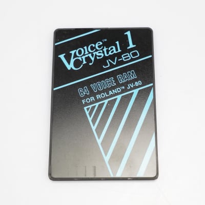 Voice Crystal 1 Roland JV-80 64 Voice ROM Card #54271