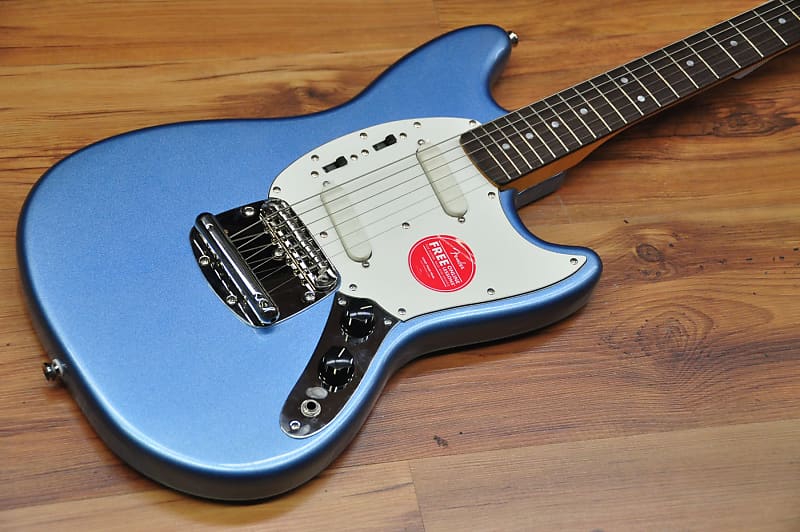 Squier FSR Classic Vibe 60's Mustang Lake Placid Blue | Reverb