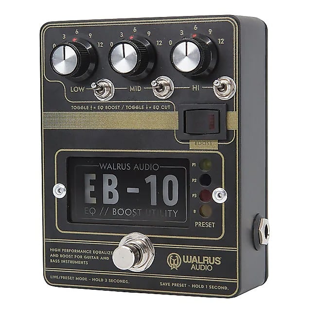 Immagine Walrus Audio EB-10 Preamp/EQ/Boost - 5