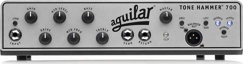 Aguilar Tone Hammer 700 Super Light 700-Watt Bass Amp Head image 1
