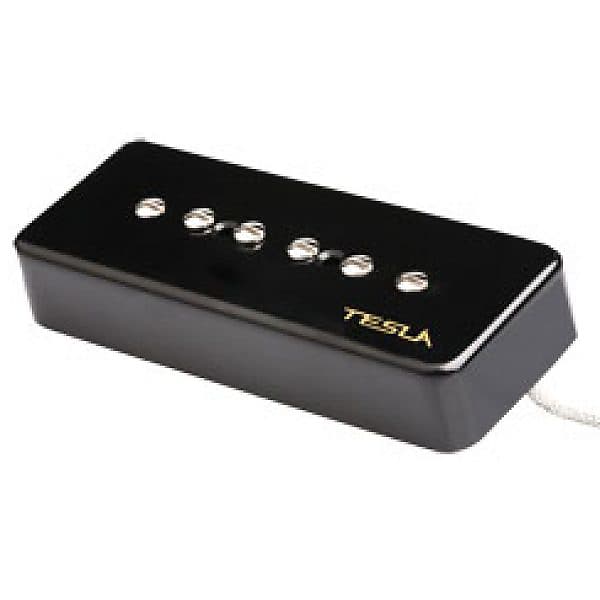 Tesla Pick Up Single Coil Per Chitarra Elettrica Ponte Nero | Reverb