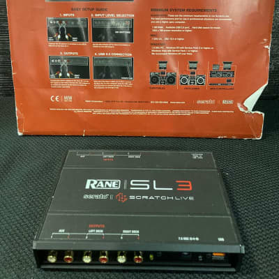 Rane SL3 Serato Scratch Live Professional DJ USB Audio Interface w 