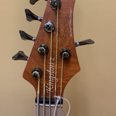 MTD Kingston Z Series 5-String Bass Guitar Satin Amber image 2