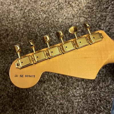 1992 Fender Stevie Ray Vaughn Stratocaster 1992 Sunburst image 3