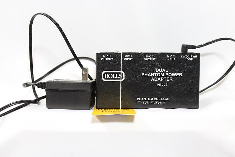 Rolls PB223 DUAL PHANTOM POWER ADAPTER Reverb