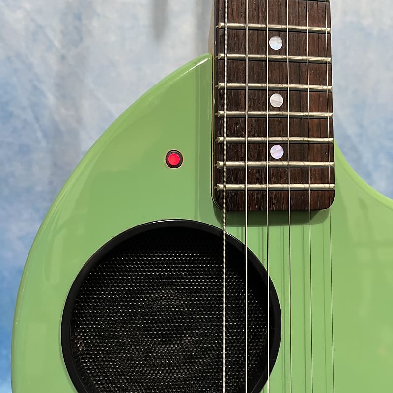 Fernandes ZO-3 mini travel guitar 2000s Surf Green W/Gigbag