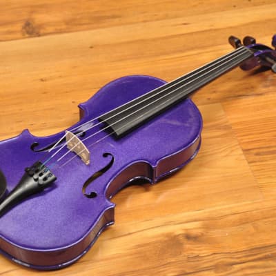 Stentor Harlequin 4/4 Violin Purple Flake image 2