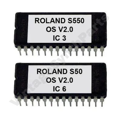 ROLAND S550 Firmware 2.00 Latest Os Upgrade Update Sampler S-550 Eprom Kit