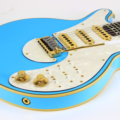 2019 Brian May Guitars BMG Red Special Baby Blue Limited Edition image 12