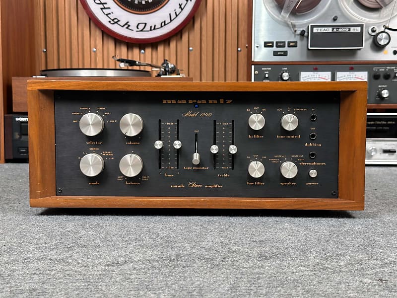 EXCELLENT MARANTZ 1200 INTEGRATED AMPLIFIER – 1-YEAR WARRANTY – FULLY SERVICED  			