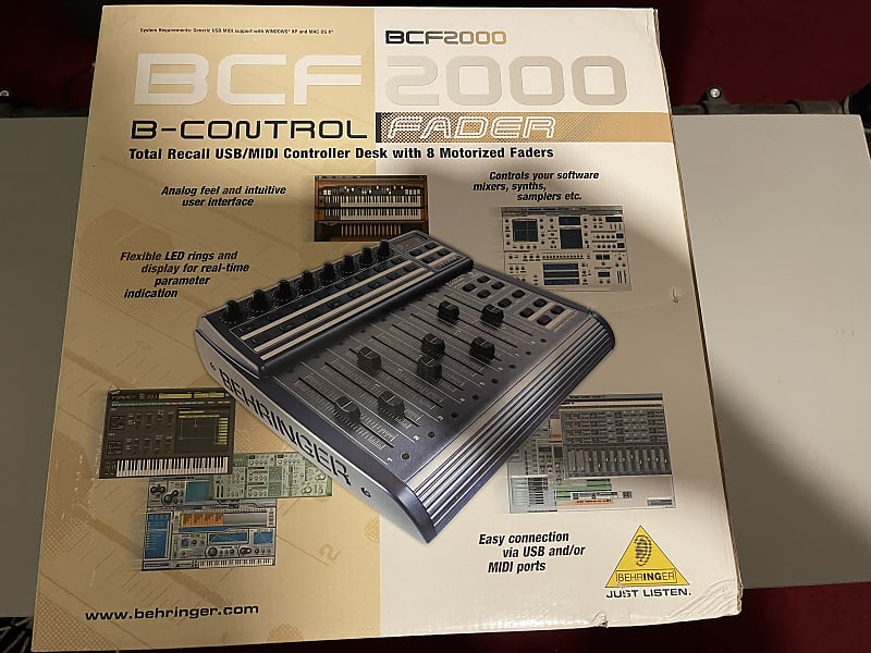 Behringer B-Control BCF2000 USB MIDI DAW Fader Controller | Reverb