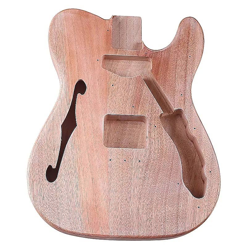 Unfinished Okoume Wood Telecaster Tele Style Guitar Body Reverb Uk