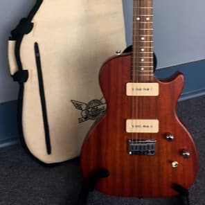 St. Blues Juke Joint Mississippi Bluesmaster Solid Body Electric Guitar w/ Hemp Bag image 6