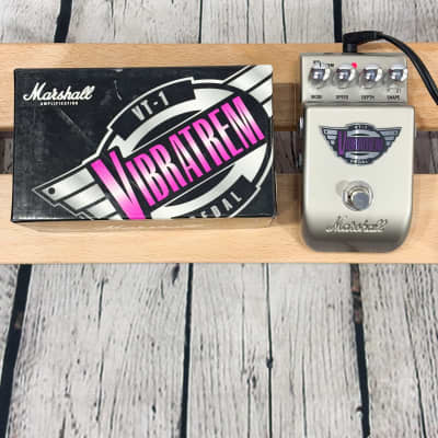 Marshall VT-1 Vibratrem Vibrato and Tremolo Pedal Silver image 6