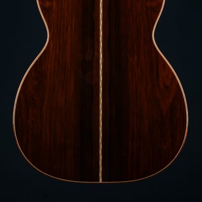 Bourgeois OM DB Signature Deluxe Madagascar Rosewood and Italian Spruce Aged Tone Custom with Pickup Used (2023) image 5