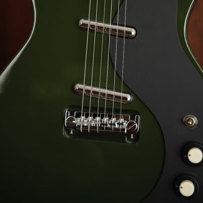 Danelectro '59M Blackout Electric Guitar Green Envy image 3