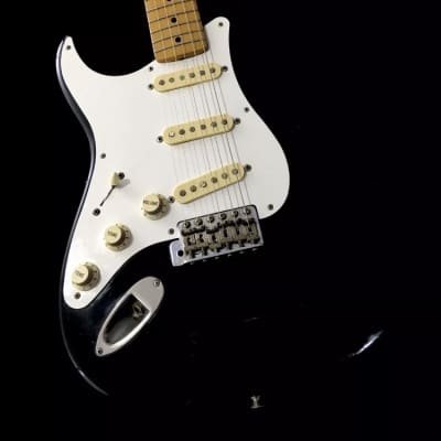 LEFTY! 1988 Vintage Fender Japan Fuji-Gen Clapton 57 Strat Guitar Blackie Relic MIJ Featherweight 6.6 Lb! image 3